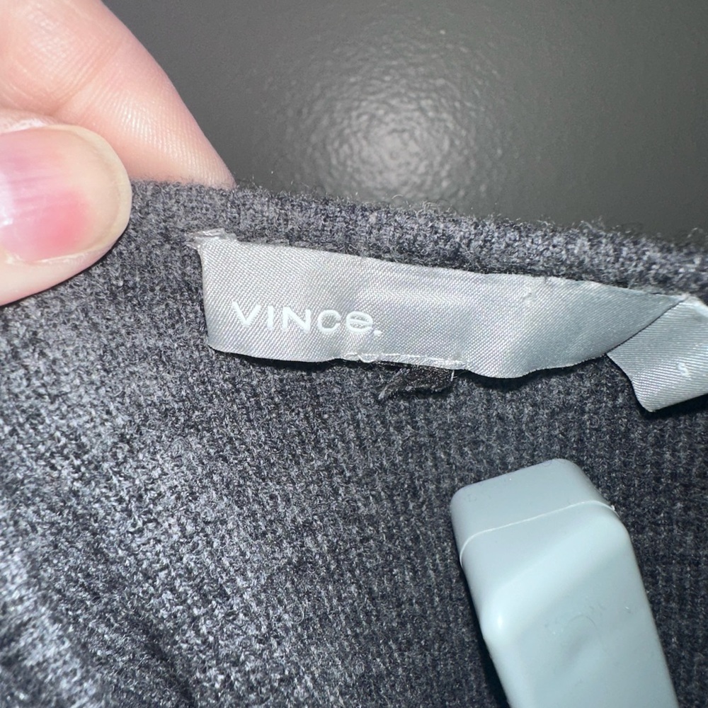 Vince Wool & Cashmere Lace-Up Sweater | Luxury Knit - Picture 5 of 8